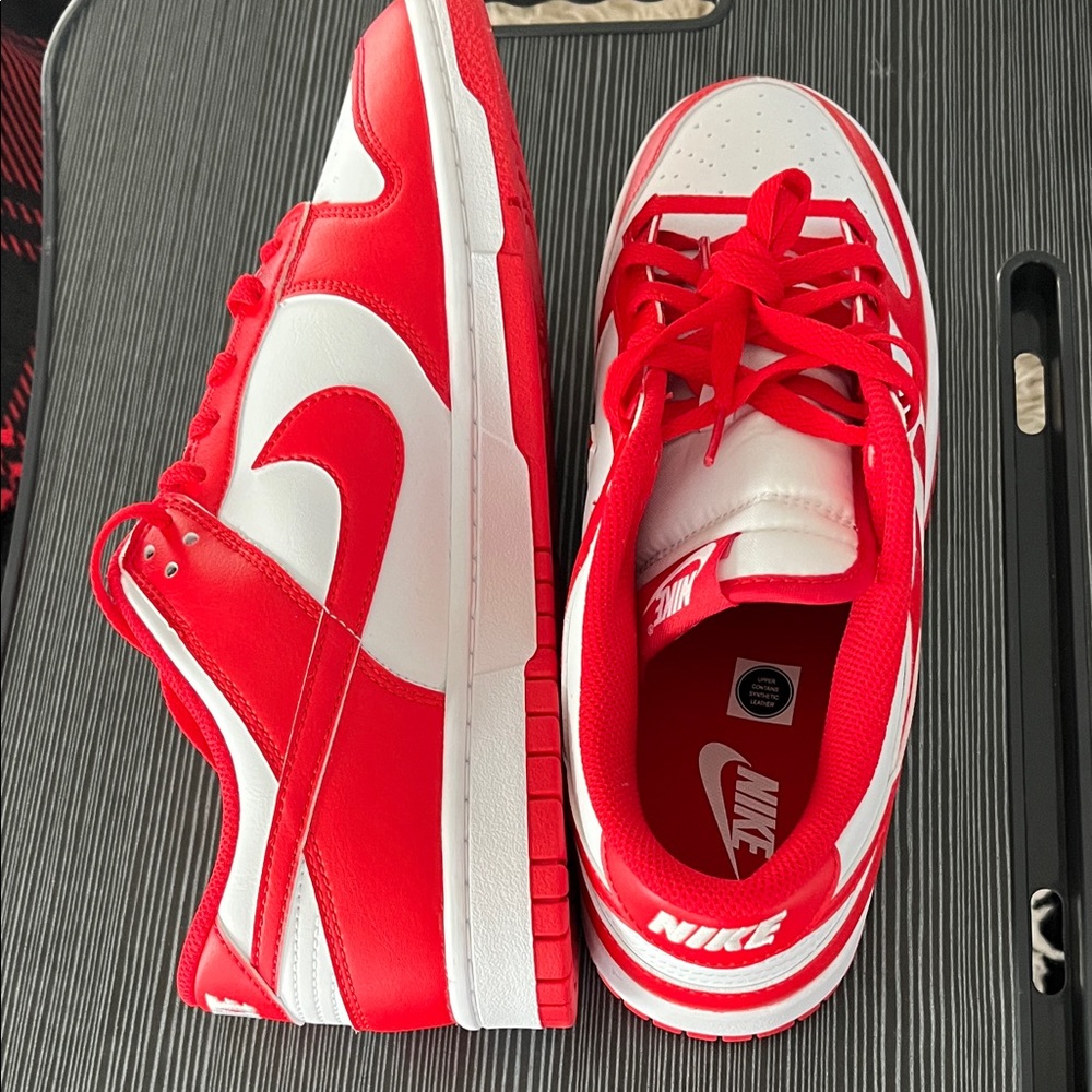 Nike Mens Sneakers in Red and White